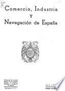 Comercio, industria y navegación de España
