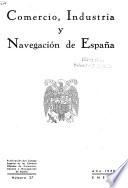 Comercio, industria y navegación de España
