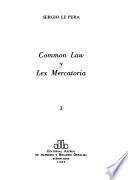 Common law y Lex mercatoria