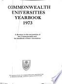 Commonwealth Universities Yearbook