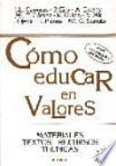 Cómo educar en valores