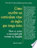 Cómo escribir un currículum vitae en inglés que tenga éxito