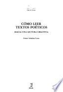 Cómo leer textos poéticos