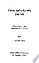 Como salvadoreña que soy