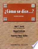 Cómo Se Dice--?