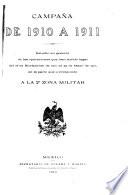Compaña de 1910 a 1911
