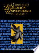 Compendio de legislación universitaria