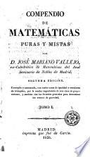 Compendio de matemáticas puras y mistas