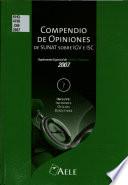 Compendio de opiniones de SUNAT sobre IGV e ISC 2007