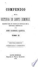 Compendio dela historia de Santo Domingo