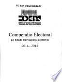 Compendio Electoral del Estado Plurinacional de Bolivia, 2014-2015