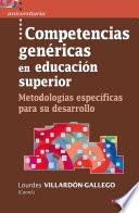 Competencias genéricas en educación superior