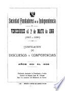Compilación de discursos y conferencias, años 1931 al 1936