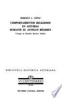 Comportamientos religiosos en Asturias durante el antiguo régimen