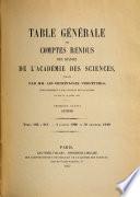 Comptes rendus hebdomadaires des séances de l'Académie des sciences