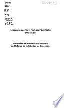 Comunicación y organizaciones sociales