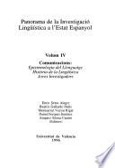 Comunicacions de Epistemologia Delllenguatge Historia de la Lingü