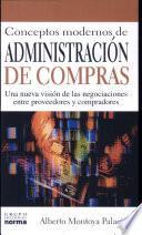 Conceptos modernos de administración de compras
