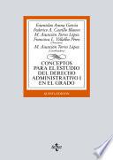 Conceptos para el estudio del Derecho administrativo I en el grado