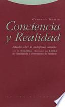 Conciencia y realidad