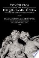 Conciertos Orquesta Sinf Nica Universidad Nacional Aut Noma de M Xico