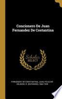 Concionero de Juan Fernandez de Costantina