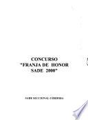 Concurso Franja de Honor Sade, 2000