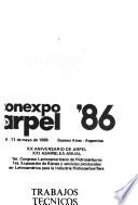 Conexpo ARPEL '86, 4-11 de mayo de 1986, Buenos Aires, Argentina: Administración, informática