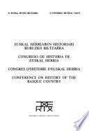 Conference on History of the Basque Country