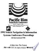 Conference Record of Papers Presented at the ... Vehicle Navigation and Information Systems Conference