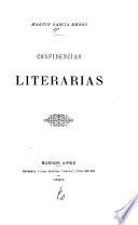 Confidencias literarias