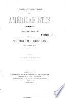 Congrès international des américanistes