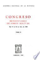 Congreso Bicentenario de Simón Bolívar, del 17 al 24 de julio de 1983