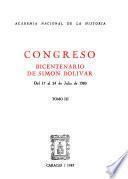 Congreso Bicentenario de Simón Bolívar, del 17 al 24 de julio de 1983