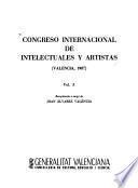 Congreso Internacional de Intelectuales y Artistas (Valencia, 1987)