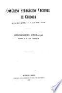 Congreso pedagógico nacional de Córdoba