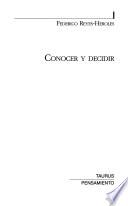 Conocer y decidir