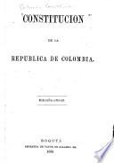 Constitución de la Republica de Colombia