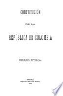 Constitución de la Republica de Colombia