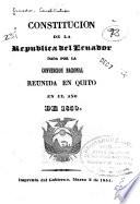 Constitucion de la republica del Ecuador