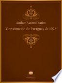 Constitución de Paraguay de 1992