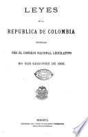 Constitución política de Colombia: actos legislativos que la reforman y leyes