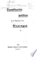 Constitución política de la república de Nicaragua