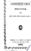 Constitución politica del estado de Chihuahua