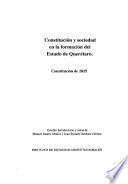 Constitución y sociedad en la formación del Estado de Querétaro
