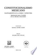 Constitucionalismo mexicano
