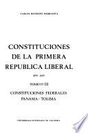 Constituciones de la primera República liberal, 1853-1856