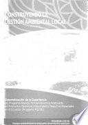 Construyendo la gestión ambiental local
