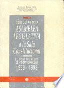 Consultas de la Asamblea Legislativa a la Sala Constitucional 1989-1993