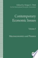 Contemporary Economic Issues